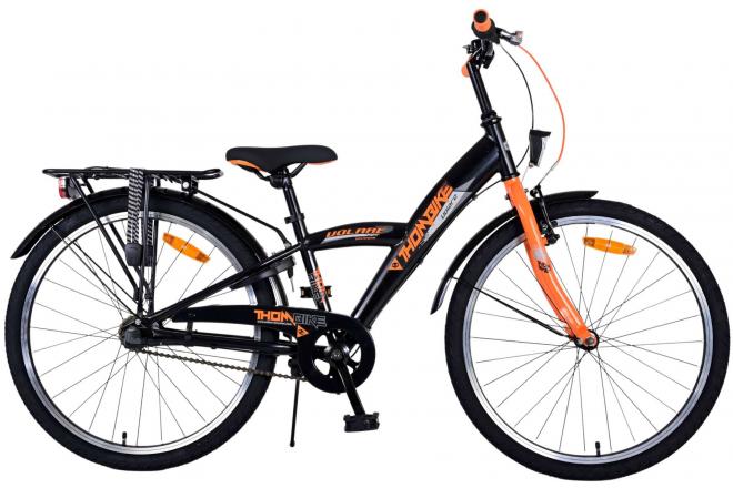 Volare Thombike Children's Bike Boys 24 Zoll Black Orange 3 Gänge