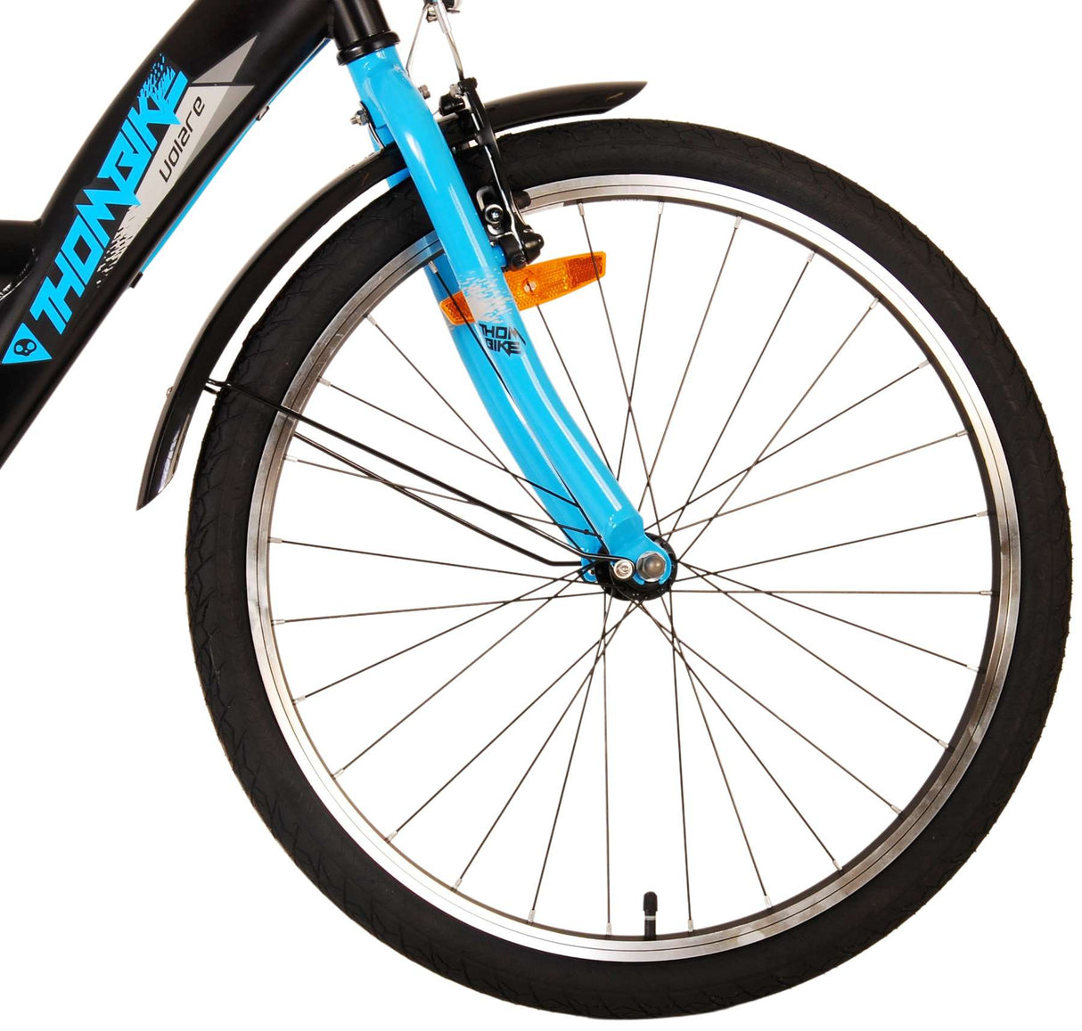 Volare Thombike Children's Bicycle - Jungen - 24 Zoll - Schwarzblau - Zwei Handbremsen