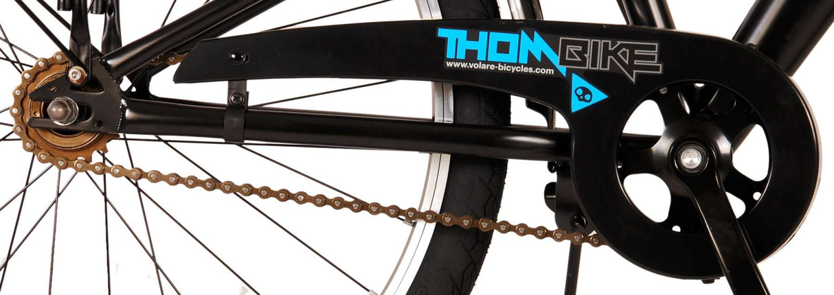 Volare Thombike Children's Bicycle - Jungen - 24 Zoll - Schwarzblau - Zwei Handbremsen