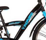 Volare Thombike Children's Bicycle - Jungen - 24 Zoll - Schwarzblau - Zwei Handbremsen
