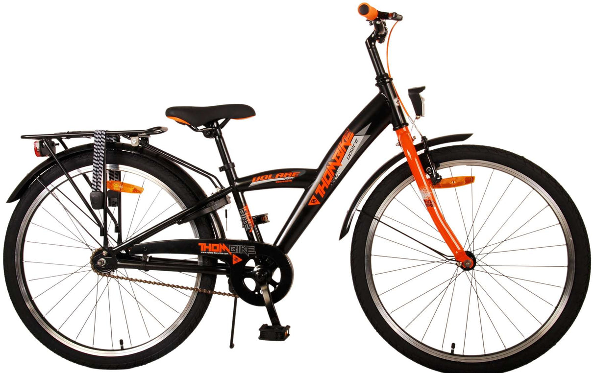 Volare Thombike Kinderrad Jungen 24 Zoll schwarz orange