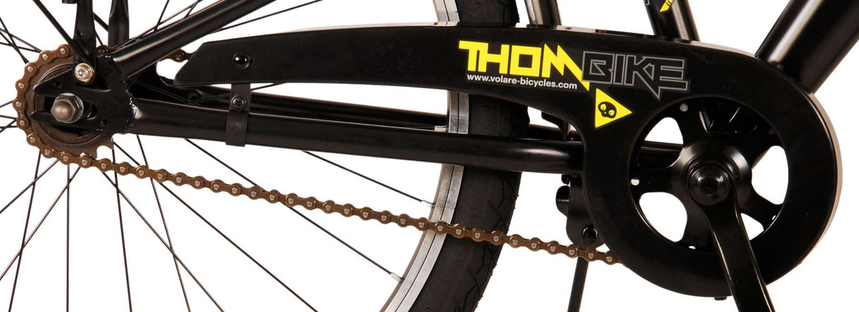 Volare Thombike Kinderbike Jungen 24 Zoll schwarz gelb zwei Handbremsen