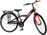 Volare Thombike Children's Bicycle - Jungen - 26 Zoll - Schwarzrot - 3 Zahnräder