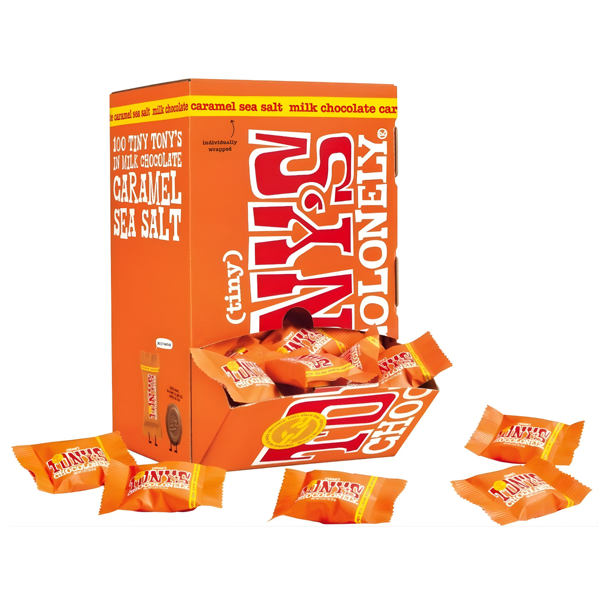 Tony's chocolonely tiny tony's karamel zeezout (900 gr)
