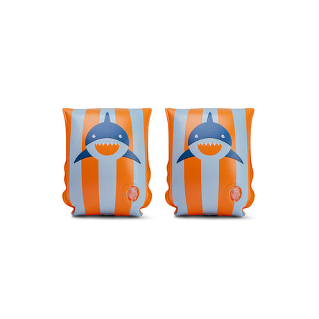 Tropischer Hai | Orange-blaue Schwimmarmbänder 2-6 Jahre
