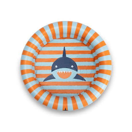 Tropenhai | Orange-blaues Schwimmbad ø 60 cm