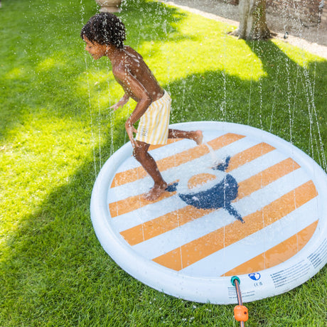 Tropischer Hai | Mehrfarbige Wasserspielmatte ø 150 cm