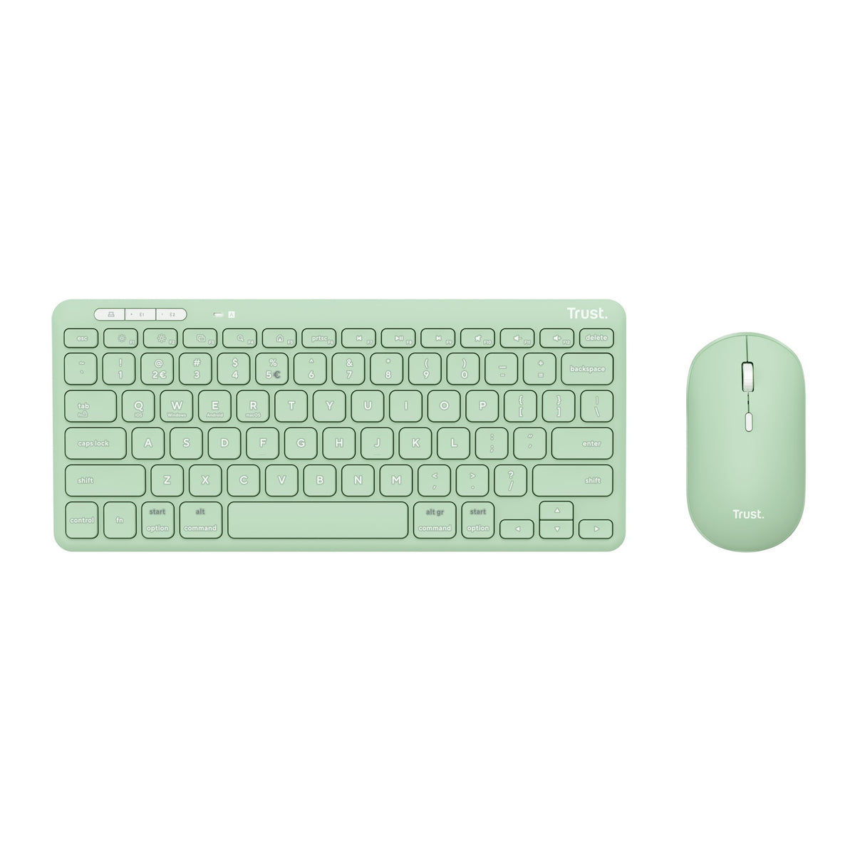 Vertrauen Sie der kabellosen Lyra Multi-Device-Tastaturmaus