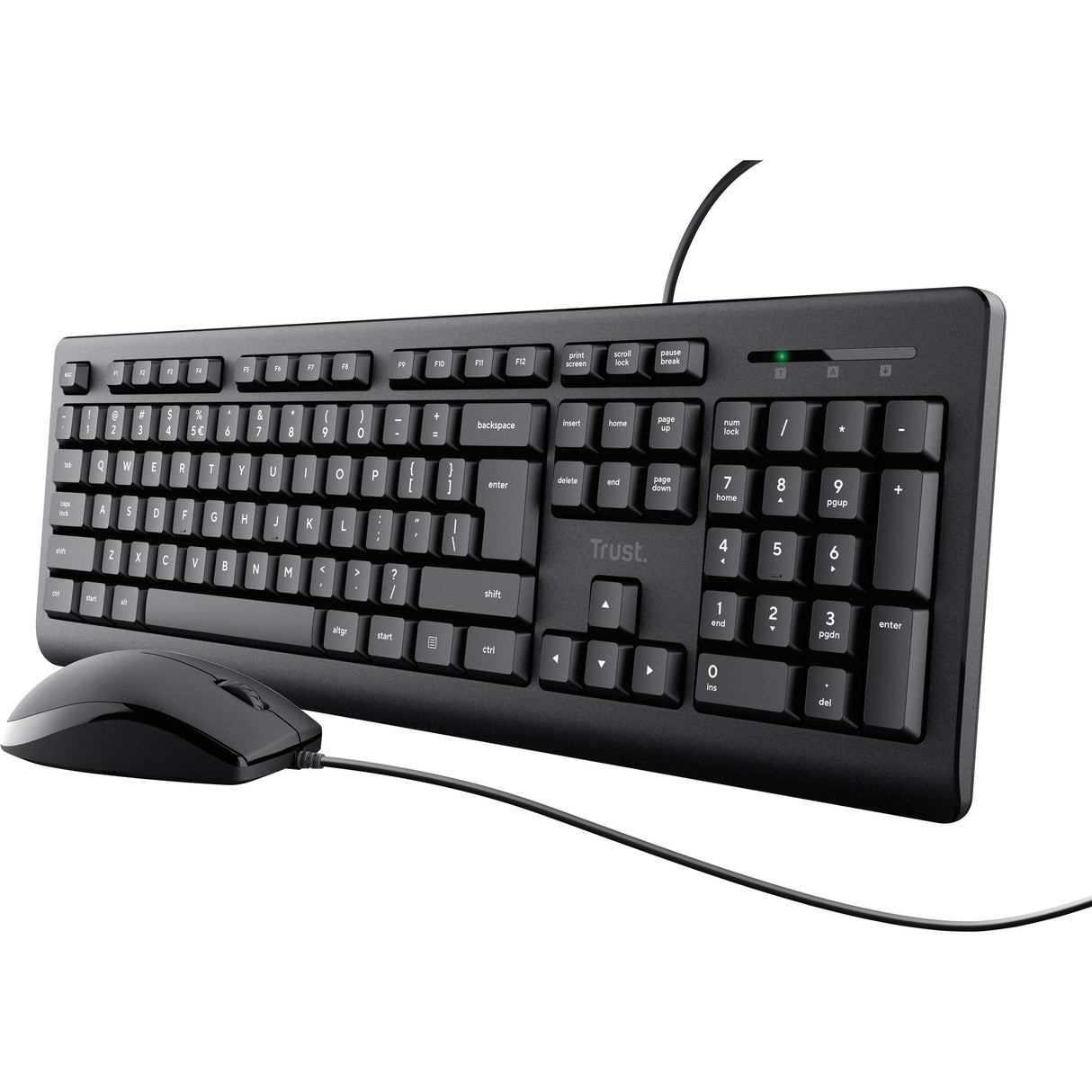 Trust Kabelgebundenes Tastatur- und Mausset