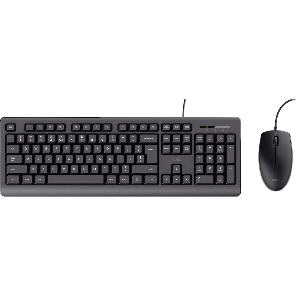 Trust Kabelgebundenes Tastatur- und Mausset
