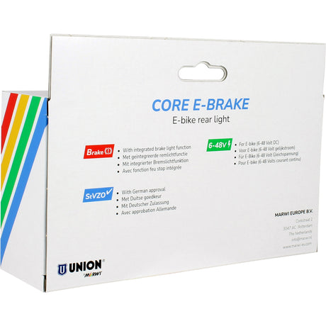 Union Rücklicht E-Bike Core E-Bremse