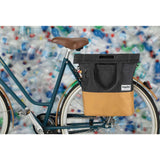 Urban Proof 20l Fahrradbeutel - grau -jellow - unisex - wasserfest - recyceltes Haustiermaterial