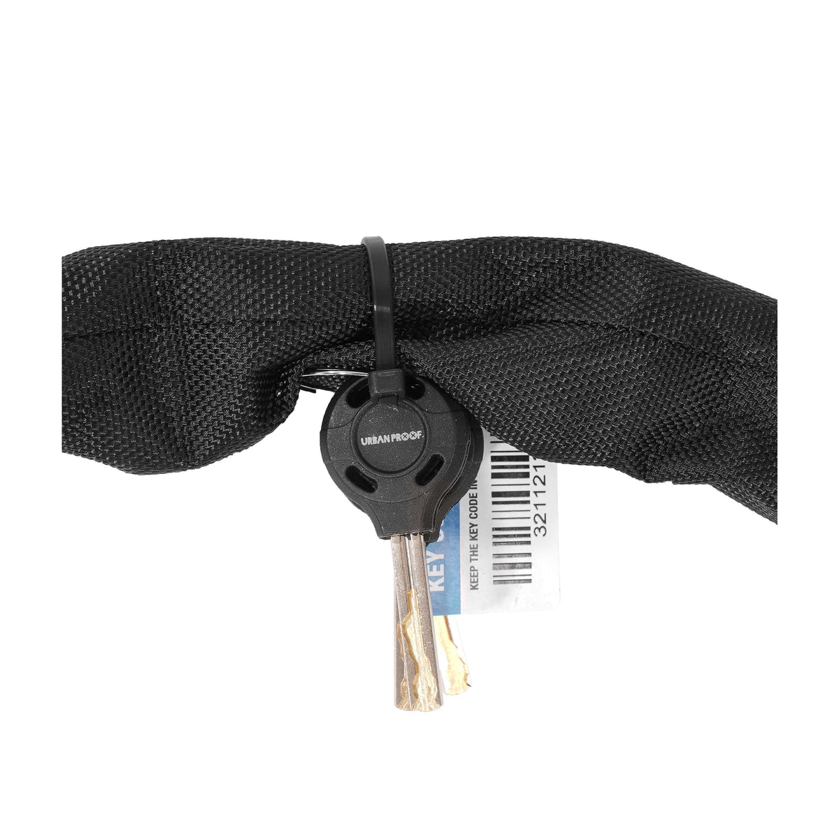 Urbanproof Kettenschloss Art2 8mm 120cm schwarz