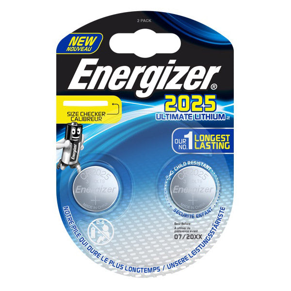 Energie Energizer Ultimate Lithium 3V CR2025 Blister 2 Teile