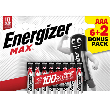 Energie Energizer Max LR03 AAA Blister 6+2 Teile