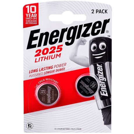 Enerdis Energizer Batterie Lithium 3V CR2025 Blister (2 Stück)