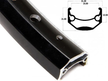 Ryde Felge 27,5 584 andra 40 schwarz 36 Loch