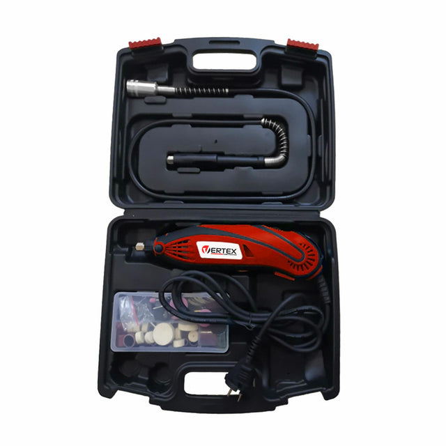 Vertex multislijpmachine 135w + acc 40szt. accessoire set