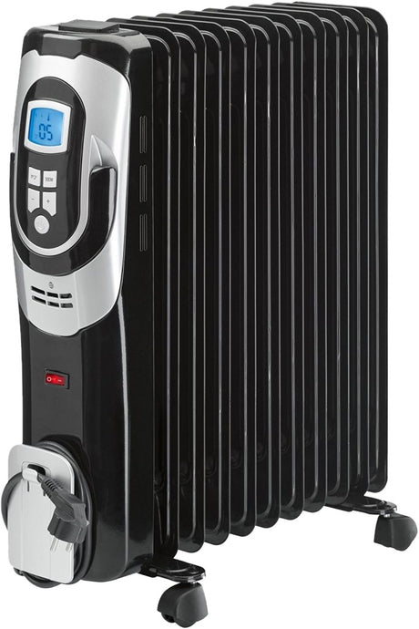 Volteno olieverwarmingstoestel 9-żeberek 2000w lcd zwart