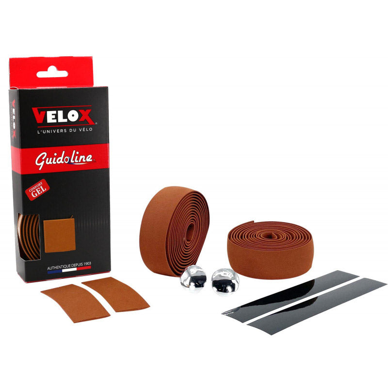 Velox Lenkerband Maxi Kork Gel braun (2Stk)