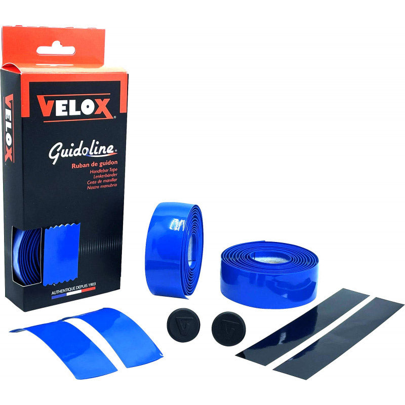 Velox Lenkerband glänzend klassisch blau (2Stk)