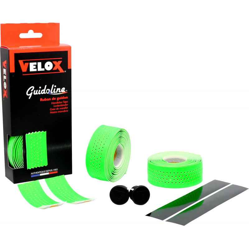 Velox Lenkerband fluoreszierend perforiert fluoreszierend grün (2 Stück)