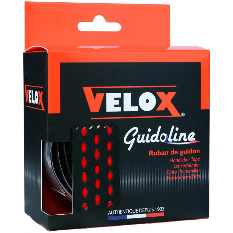 Velox Lenkerband Bi-Color 3.0 Schwarz Rot (2 Stück)