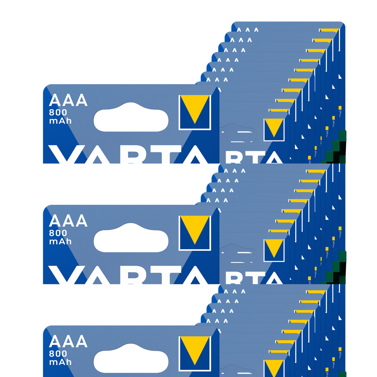 Varta AAA-Akkus HR03 800 mAh (10 x 4 Stück)