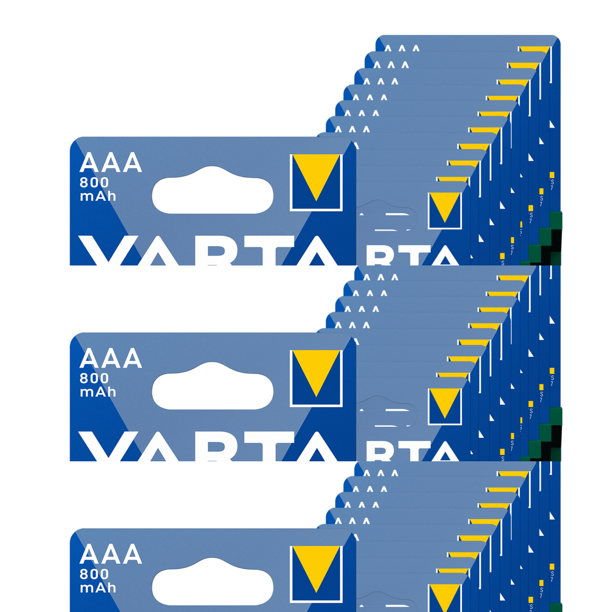 Varta wiederaufladbar HR03 800mAh AAA Blister (10x 4 Stück)
