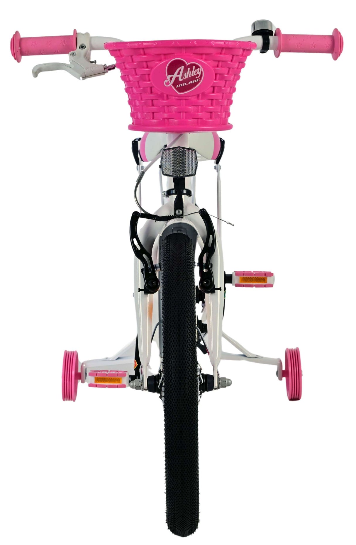 Volare Ashley Kinderfahrrad – Mädchen – 18 Zoll – Weiß