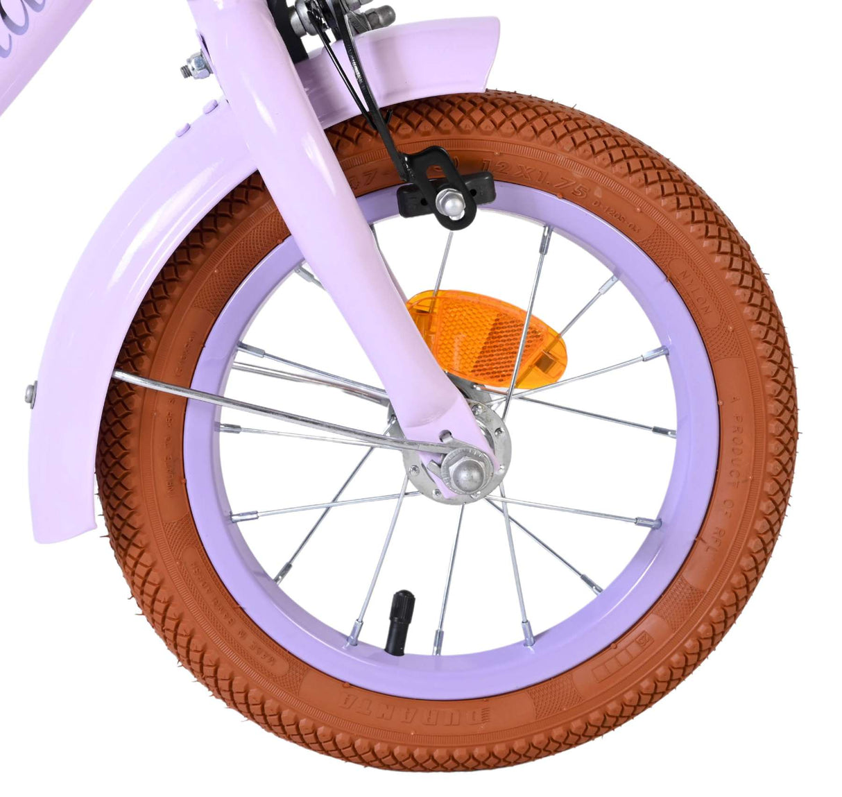 Volare Ashley Kinderfahrrad – Mädchen – 12 Zoll – Flieder