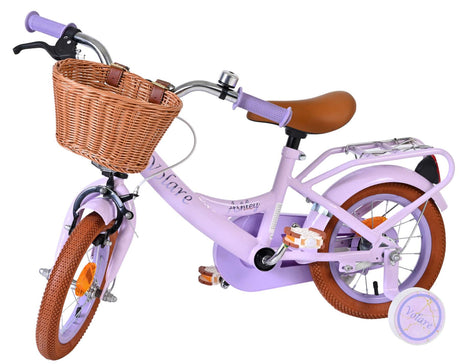 Volare Ashley Kinderfahrrad – Mädchen – 12 Zoll – Flieder