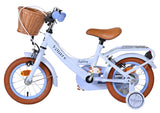 Volare Ashley Kinderfahrrad – Mädchen – 12 Zoll – Pastellblau – zwei Handbremsen