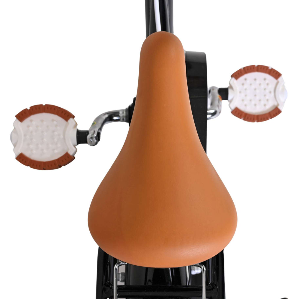 Volare Ashley Kinderfahrrad – Mädchen – 12 Zoll – Schwarz – zwei Handbremsen