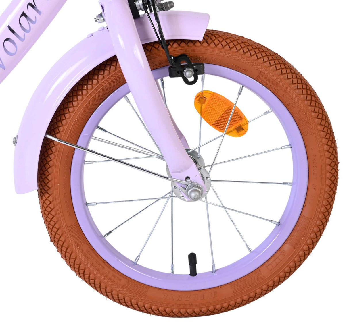 Volare Ashley Kinderfahrrad – Mädchen – 14 Zoll – Flieder