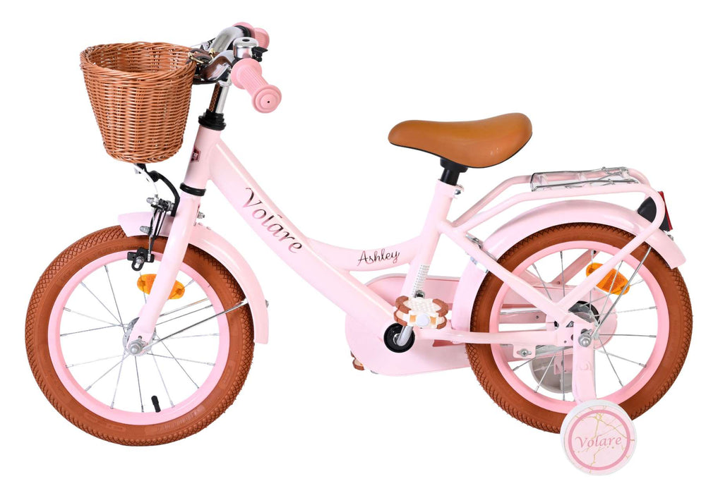 Volare Ashley Kinderfahrrad – Mädchen – 14 Zoll – Rosa
