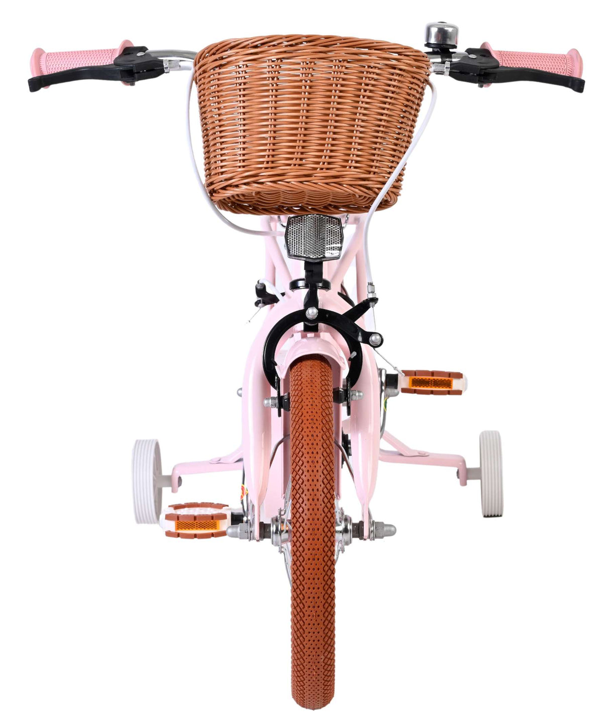 Volare Ashley Kinderfahrrad – Mädchen – 14 Zoll – Pink – zwei Handbremsen