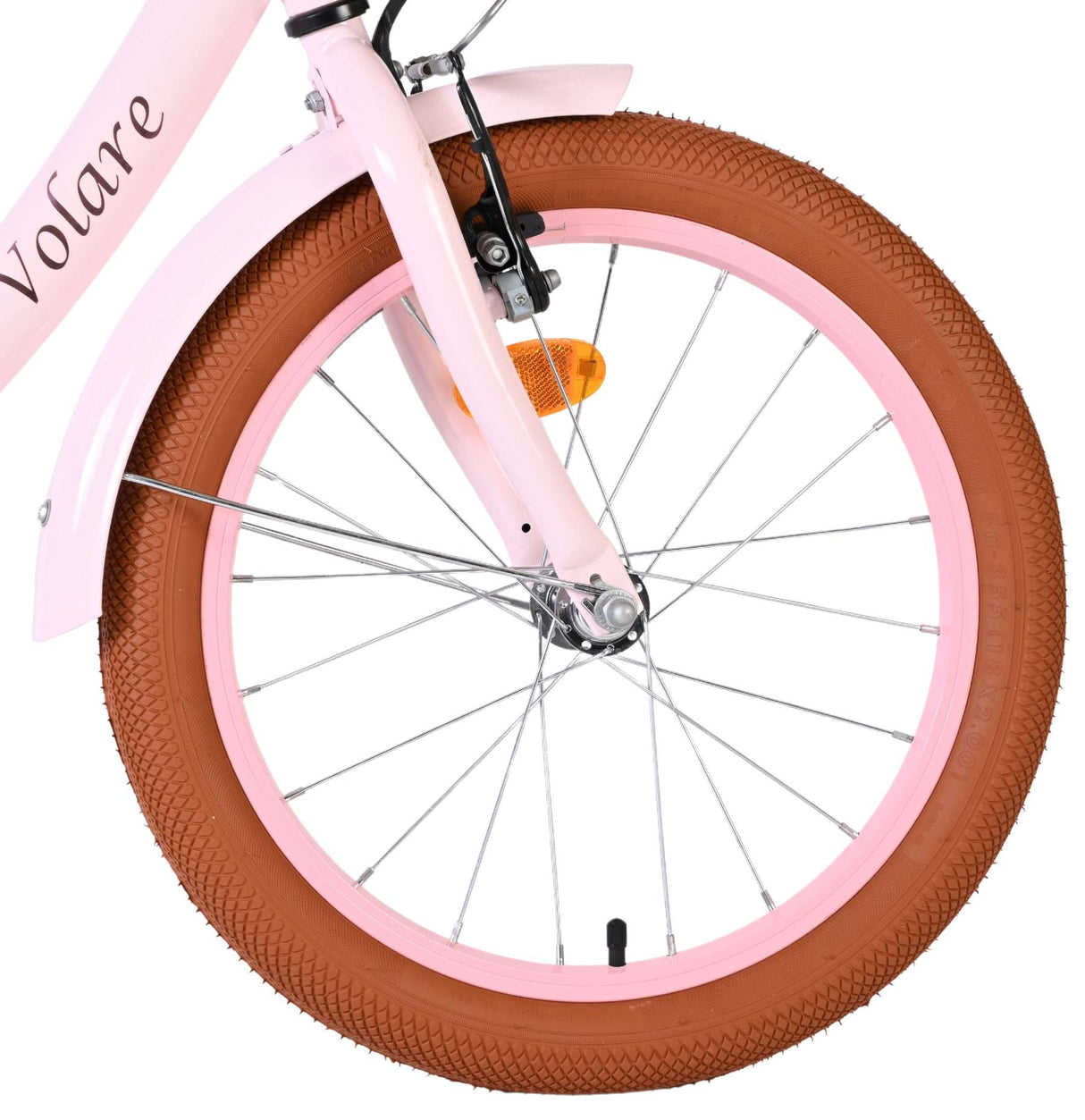 Volare Ashley Kinderfahrrad – Mädchen – 18 Zoll – Rosa