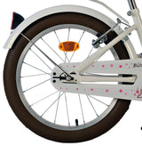 Volare Blossom Kinderfahrrad – Mädchen – 18 Zoll – weiß – zwei Handbremsen