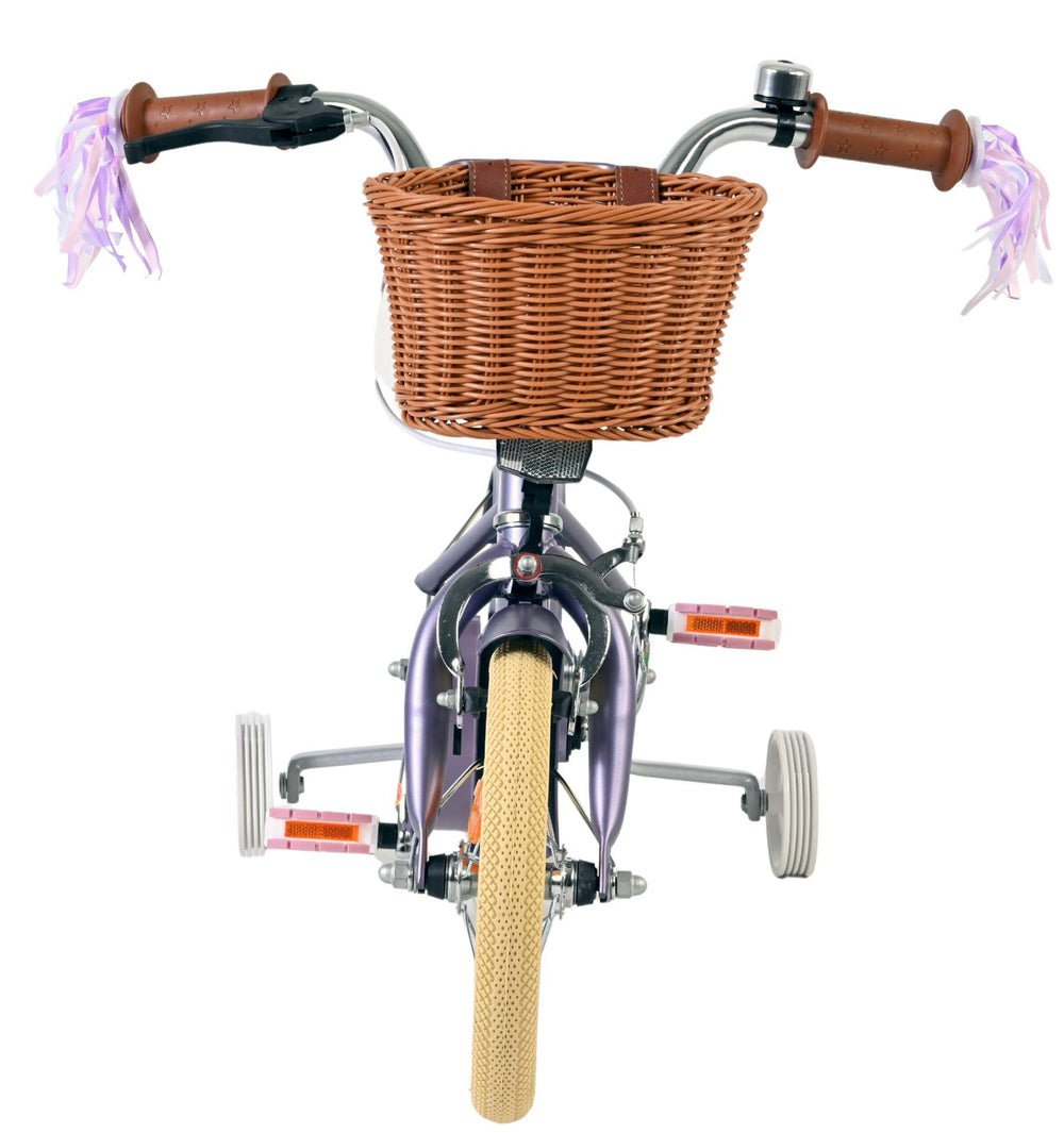 Volare Blossom Kinderfahrrad – Mädchen – 12 Zoll – Lila