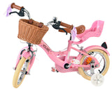 Volare Blossom Kinderfahrrad – Mädchen – 12 Zoll – Pink – zwei Handbremsen