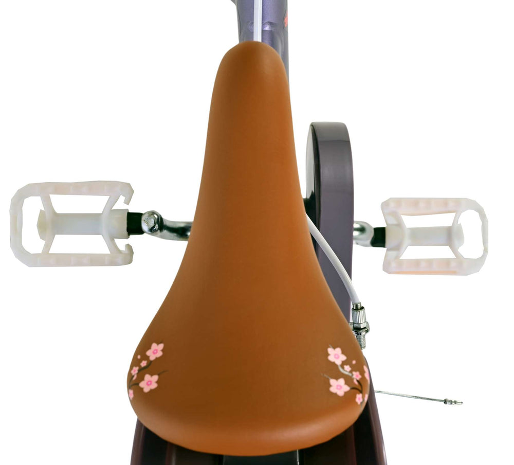Volare Blossom Kinderfahrrad – Mädchen – 14 Zoll – Lila – zwei Handbremsen