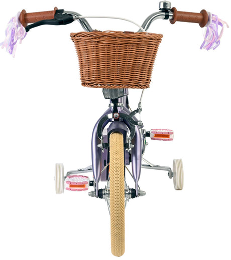 Volare Blossom Kinderfahrrad – Mädchen – 14 Zoll – Lila