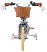 Volare Blossom Kinderfahrrad – Mädchen – 14 Zoll – Lila – zwei Handbremsen