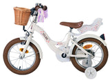 Volare Blossom Children's Bicycle Girls 14 Zoll weiße zwei Handbremsen