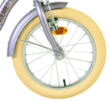 Volare Blossom Kinderfahrrad – Mädchen – 16 Zoll – Lila – zwei Handbremsen