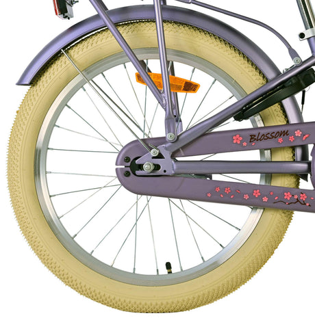 Volare Blossom Kinderfahrrad - Mädchen - 20 Zoll - Lila