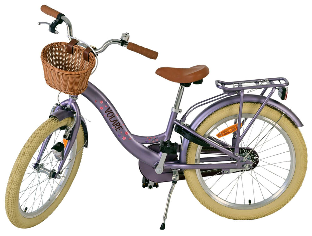 Volare Blossom Kinderfahrrad - Mädchen - 20 Zoll - Lila