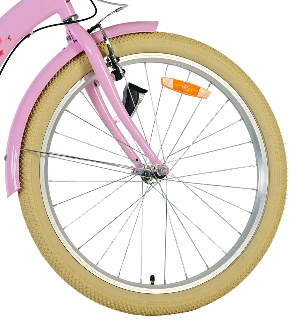 Volare Blossom Kinderfahrrad – Mädchen – 24 Zoll – Pink – 3 Gänge