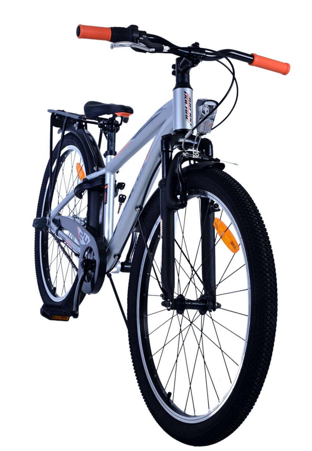 Volare Cross Children's Bike Boys 24 Zoll Silber 3 Zahnräder